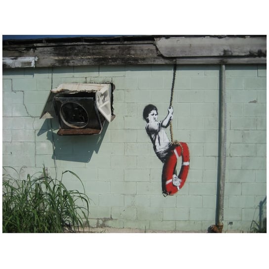 Obraz na płótnie Swinger, Banksy 50x70 Legendarte