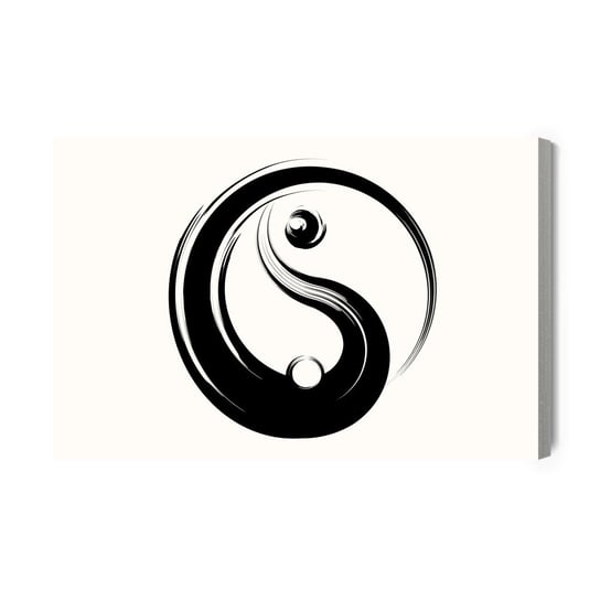 Obraz Na Płótnie Symbol Yin Yang 100x70 NC Inna marka