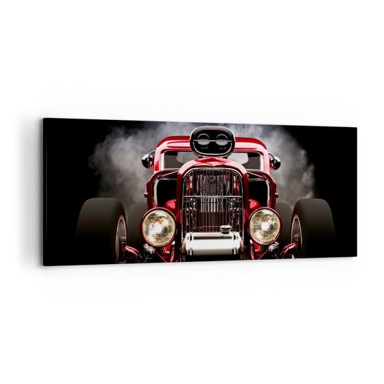 Obraz na płótnie - Szybki i wściekle piękny - 120x50cm - Motoryzacja Samochód Sport - Nowoczesny obraz na ścianę do salonu do sypialni ARTTOR ARTTOR