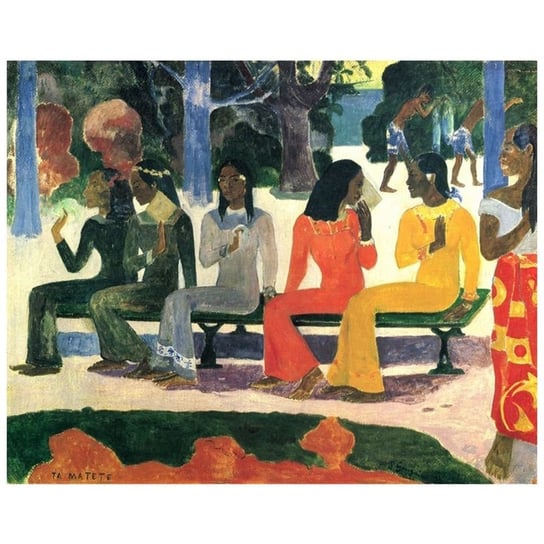 Obraz na płótnie Ta Matete - Paul Gauguin 50x60 Legendarte