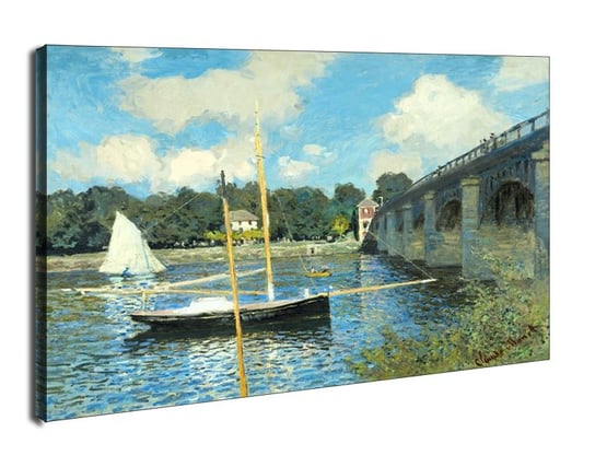 Obraz na płótnie The Bridge at Argenteuil, Claude Monet, 40x30 cm Galeria Plakatu