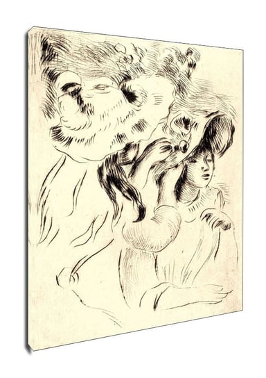 Obraz na płótnie The Hat Pin, Auguste Renoir, 60x80 cm Galeria Plakatu