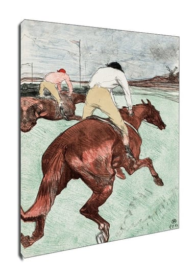 Obraz na płótnie The Jockey, Henri de Toulouse-Lautrec, 90x120 cm Galeria Plakatu