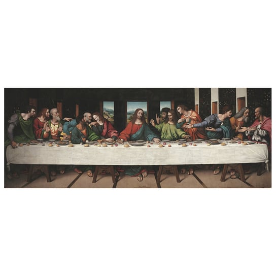 Obraz na płótnie - The Last Supper - Giovanni Antonio Boltraffio (Giampietrino) - Dekoracje ścienne cm. 30x80 Legendarte