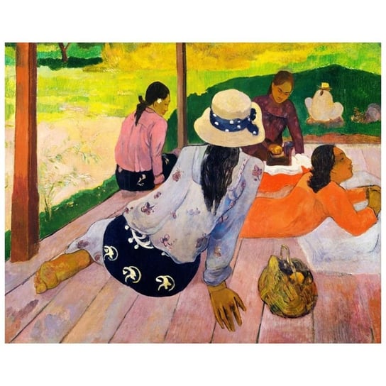 Obraz na płótnie The Nap - Paul Gauguin 80x100 Legendarte