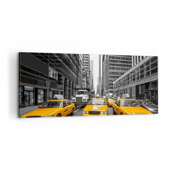 Obraz na płótnie - To my ubarwiamy miasto - 100x40cm - Miasto Nowy Jork Architektura - Nowoczesny foto obraz w ramie do salonu do sypialni ARTTOR ARTTOR