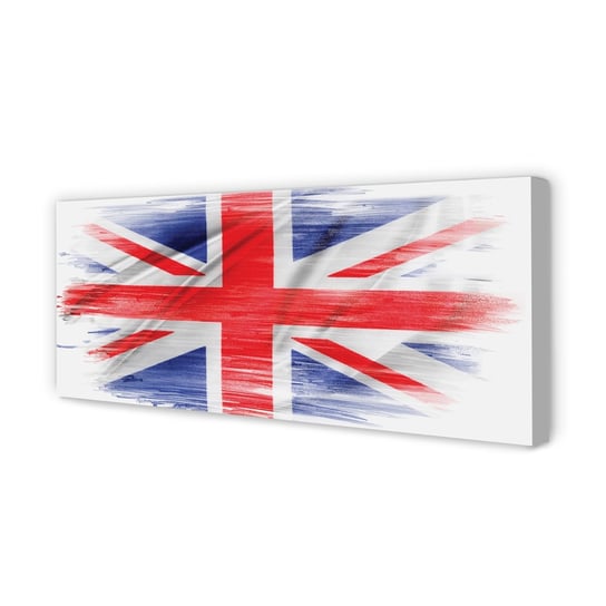 Obraz na płótnie TULUP Flaga wielkiej Brytanii 125x50 cm Tulup