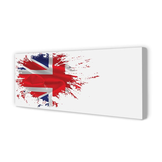 Obraz na płótnie TULUP Flaga wielkiej Brytanii 125x50 cm Tulup