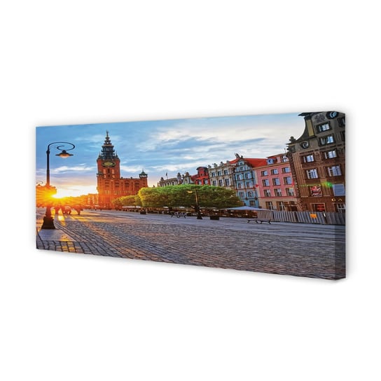 Obraz na płótnie TULUP Gdańsk Stare miasto 125x50 cm cm Tulup