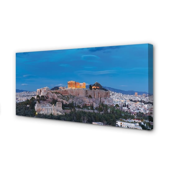 Obraz na płótnie TULUP Grecja Panorama Ateny 100x50 cm Tulup