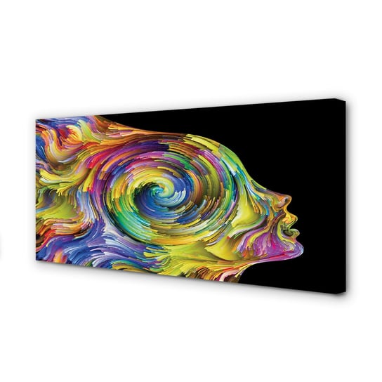 Obraz na płótnie TULUP Kobieta kolorowy obraz 100x50 cm Tulup