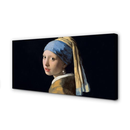 Obraz na płótnie TULUP Sztuka dziewczyna z perłą 120x60 cm Tulup