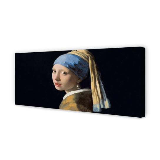 Obraz na płótnie TULUP Sztuka dziewczyna z perłą 125x50 cm Tulup