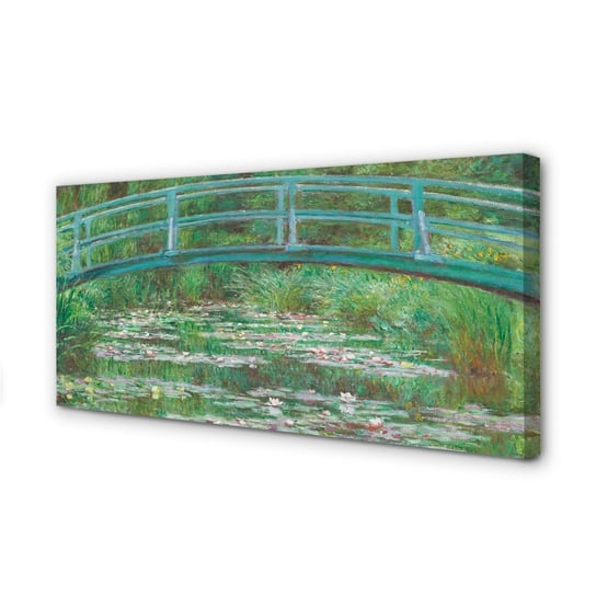 Obraz na płótnie TULUP Sztuka malowany most 120x60 cm cm Tulup