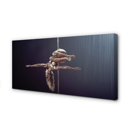 Obraz na płótnie TULUP Taniec rura kobieta 100x50 cm Tulup