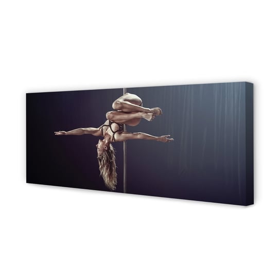 Obraz na płótnie TULUP Taniec rura kobieta 125x50 cm cm Tulup