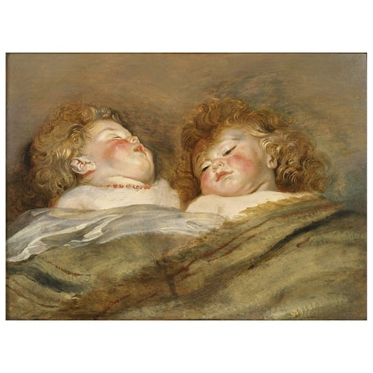 Obraz na płótnie - Two Sleeping Childrens - Peter Paul Rubens - Dekoracje ścienne cm. 60x80 Legendarte