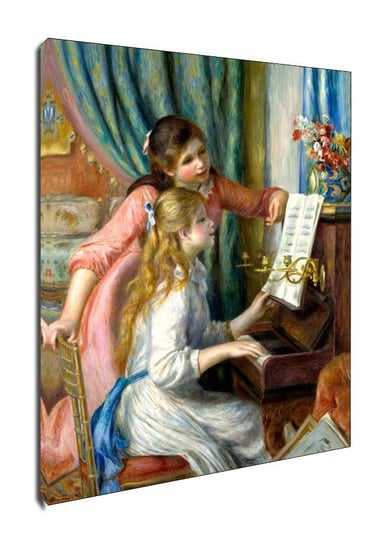 Obraz na płótnie Two Young Girls at the Piano, Auguste Renoir, 90x120 cm Galeria Plakatu