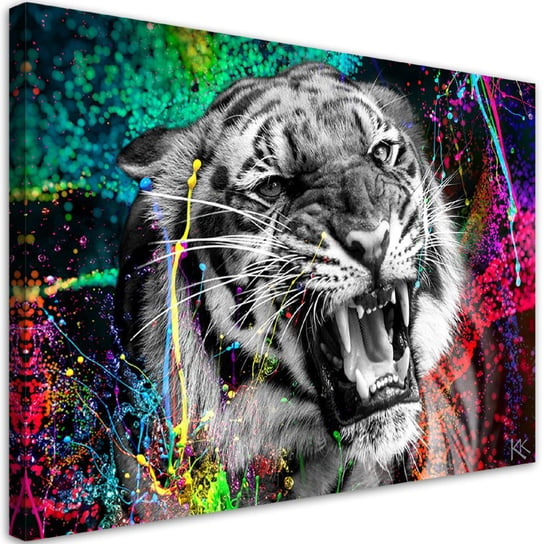 Obraz na płótnie, Tygrys zwierze natura - 120x80 Inna marka