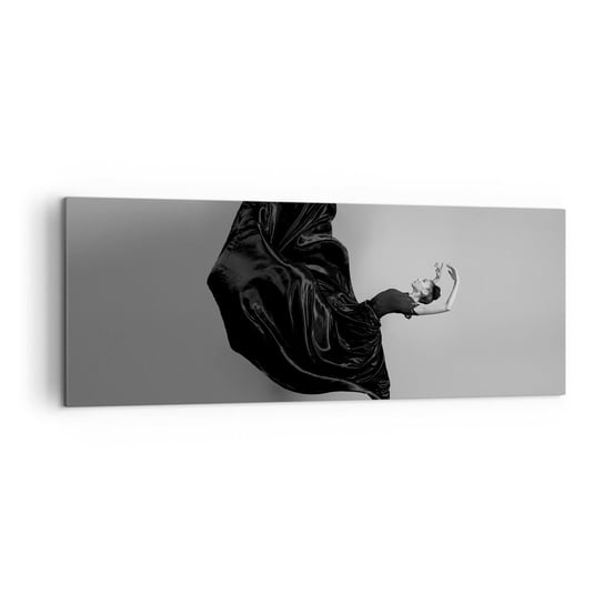 Obraz na płótnie - Uskrzydlona muzyką - 140x50cm - Taniec Kobieta Tancerka - Nowoczesny Canvas obraz do salonu do sypialni ARTTOR ARTTOR