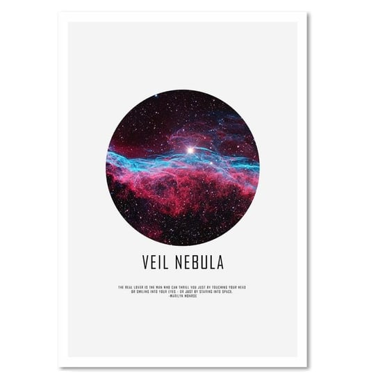 Obraz na płótnie, Veil Nebula, 30x40 cm Feeby