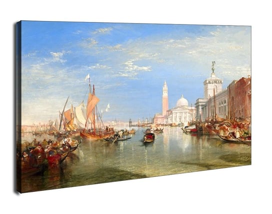 Obraz na płótnie Venice The Dogana and San Giorgio Maggiore, William Turner, 100x70 cm Galeria Plakatu