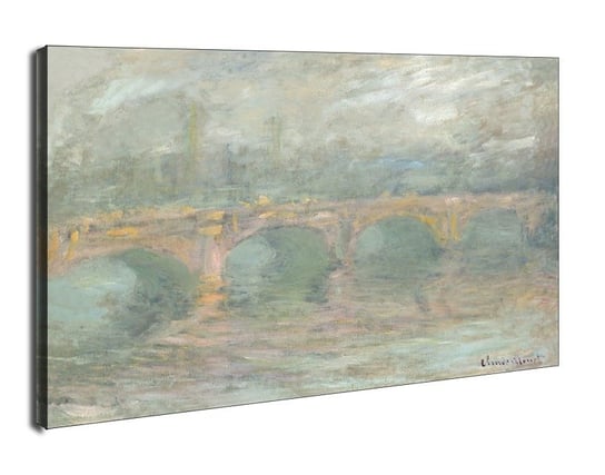 Obraz na płótnie Waterloo Bridge, London, at Sunset, Claude Monet, 30x20 cm Galeria Plakatu