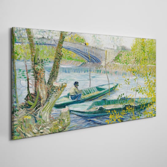 Obraz Na Płótnie Wędkowanie wiosna Van Gogh 100x50 Coloray