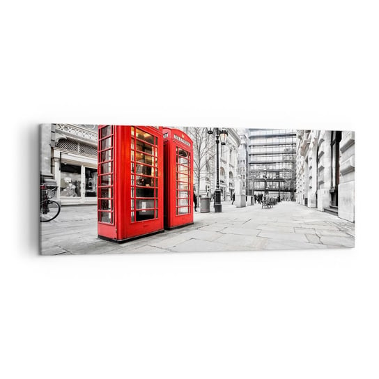 Obraz na płótnie - Welcome to London - 140x50cm - Miasta Londyn Architektura - Nowoczesny Canvas obraz do salonu do sypialni ARTTOR ARTTOR