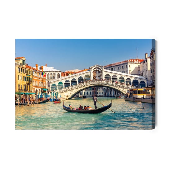 Obraz Na Płótnie Wenecka Gondola 120x80 NC Inna marka