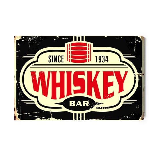 Obraz Na Płótnie Whisky W Stylu Vintage 90x60 Inna marka