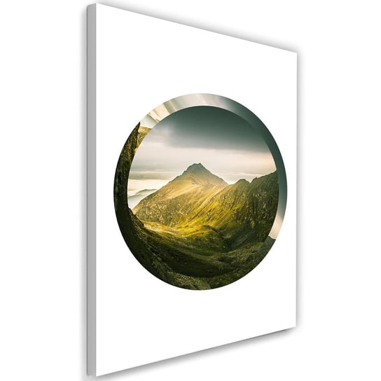 Obraz na płótnie, widok na góry, 40x60 cm Feeby