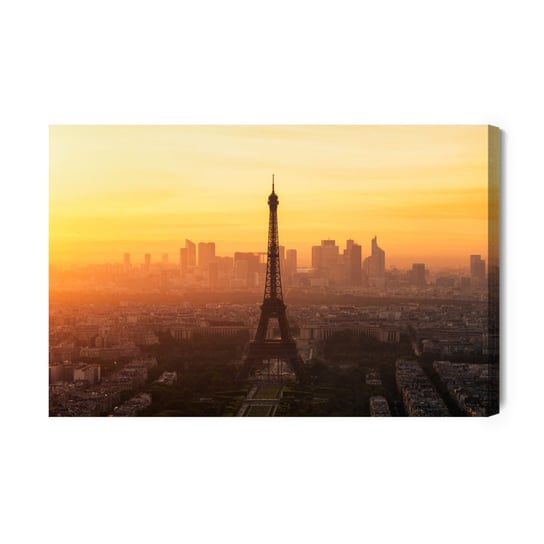 Obraz Na Płótnie Widok Na Paryż 100x70 NC Inna marka