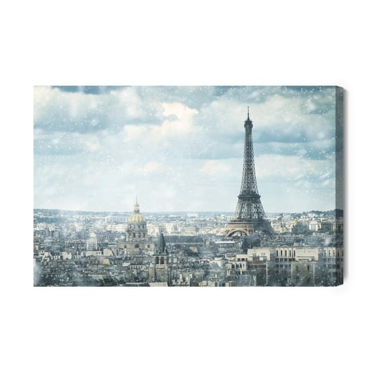 Obraz Na Płótnie Widok Na Paryż 40x30 Inna marka