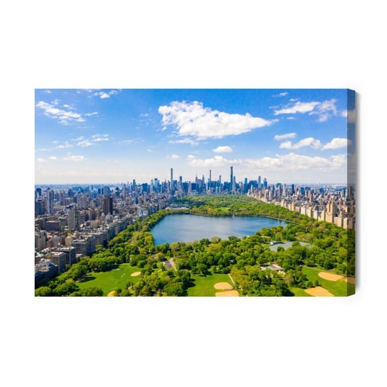 Obraz Na Płótnie Widok Z Lotu Ptaka Na Central Park W Nowym Jorku 100x70 Inna marka