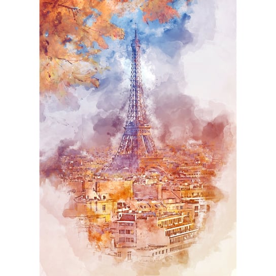 Obraz na płótnie: Wieża Akwarela, 50x70 cm Art-Canvas