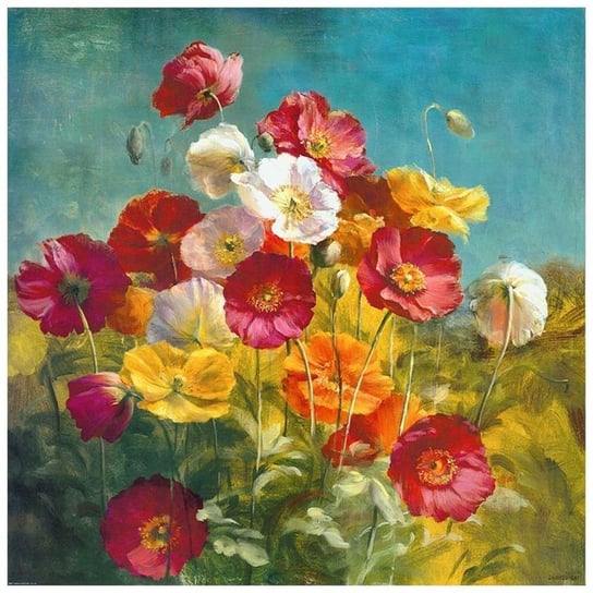 Obraz na płótnie Wild Flowers 90x90 Legendarte