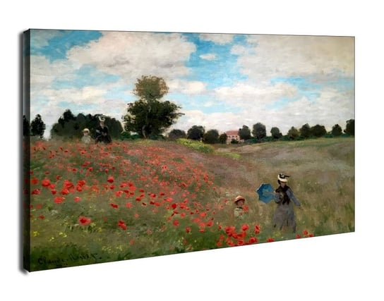 Obraz na płótnie Wild Poppies, near Argenteuil, Claude Monet, 40x30 cm Galeria Plakatu