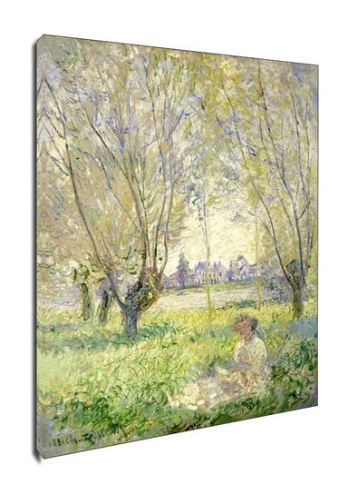 Obraz na płótnie Woman Seated under the Willows, Claude Monet, 40x50 cm Galeria Plakatu
