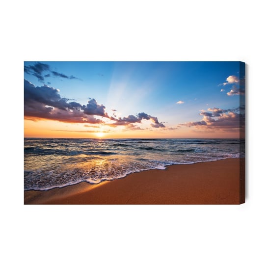 Obraz Na Płótnie Wschód Słońca Morze I Plaża 100x70 Inna marka