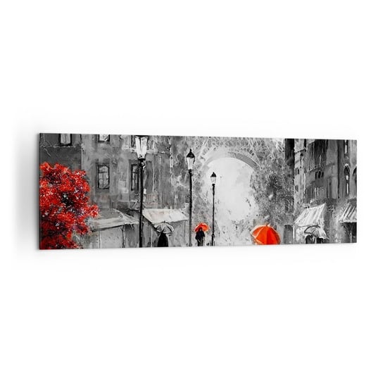 Obraz na płótnie - Wszystkie drogi prowadzą do niej - 160x50cm - Miasto Paryż Wieża Eiffla - Nowoczesny foto obraz w ramie do salonu do sypialni ARTTOR ARTTOR