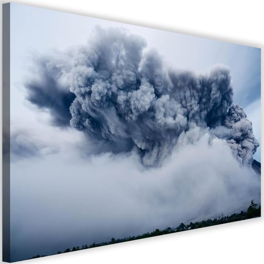Obraz na płótnie, wybuch wulkan, 120x80 cm Feeby