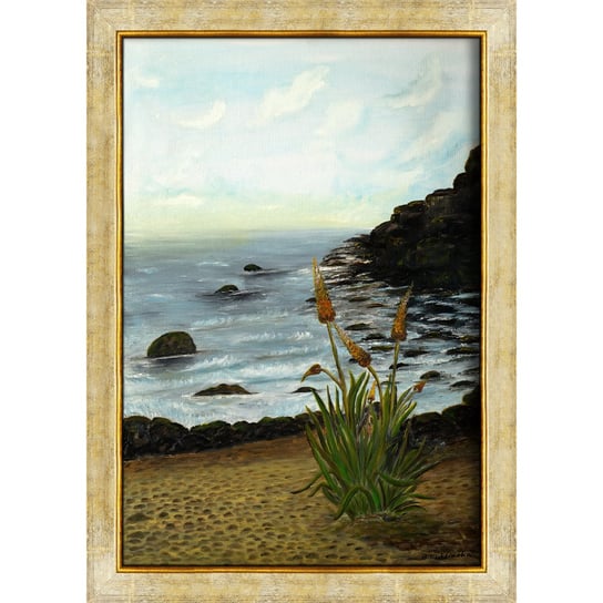 Obraz na płótnie z drukowaną ramą, nad morzem, 50x70 cm Art-Canvas
