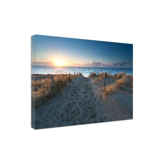 Obraz na płótnie, Zachód słońca nad morzem - 90x60 Inna marka