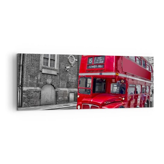 Obraz na płótnie - Zawsze taki sam - 140x50cm - Miasto Londyn Architektura - Nowoczesny Canvas obraz do salonu do sypialni ARTTOR ARTTOR