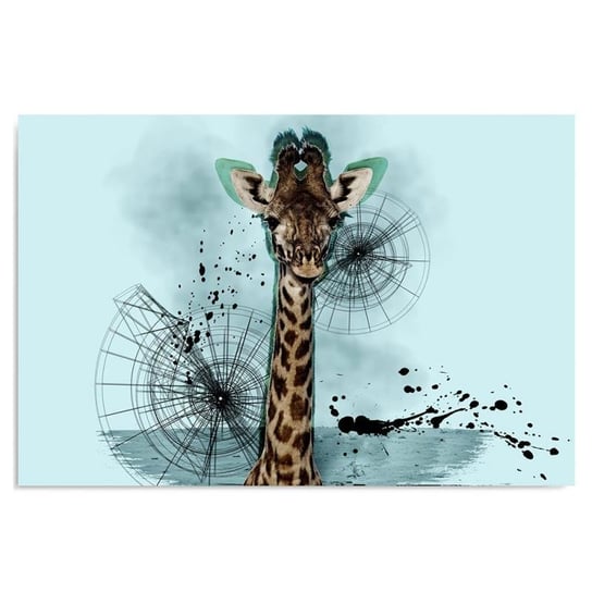 Obraz na płótnie, Żyrafa 6, 40x30 cm Feeby