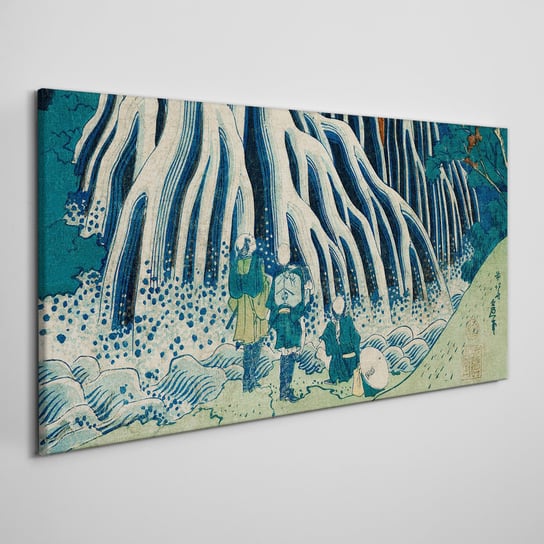 Obraz na ramie płótno Azja wodospad fale 100x50 cm Coloray