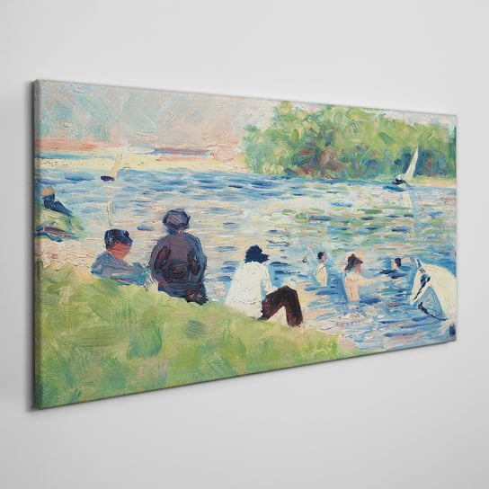 Obraz na ramie płótno Woda natura ludzie 100x50 cm Coloray