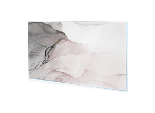 Obraz na szkle akrylowym HOMEPRINT Biało szary marmur, luksus 100x50 cm HOMEPRINT