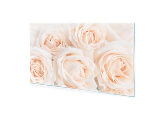 Obraz na szkle akrylowym HOMEPRINT Bukiet białych róż 140x70 cm HOMEPRINT